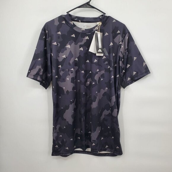 Adidas Train Essentials Seasonal Logo Short Sleeve Shirt Tee Mens Medium NWT - Picture 2 of 12